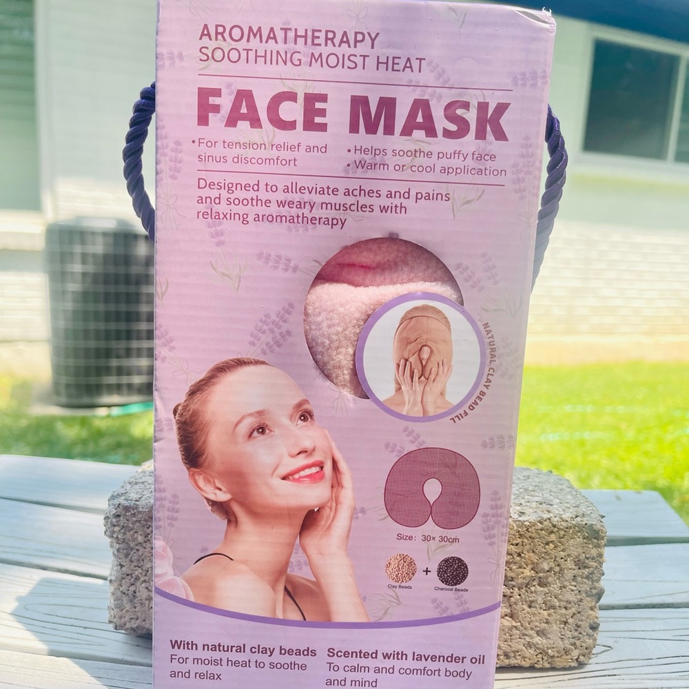 Aromatherapy Face Mask Towel Heat or Cool NWT